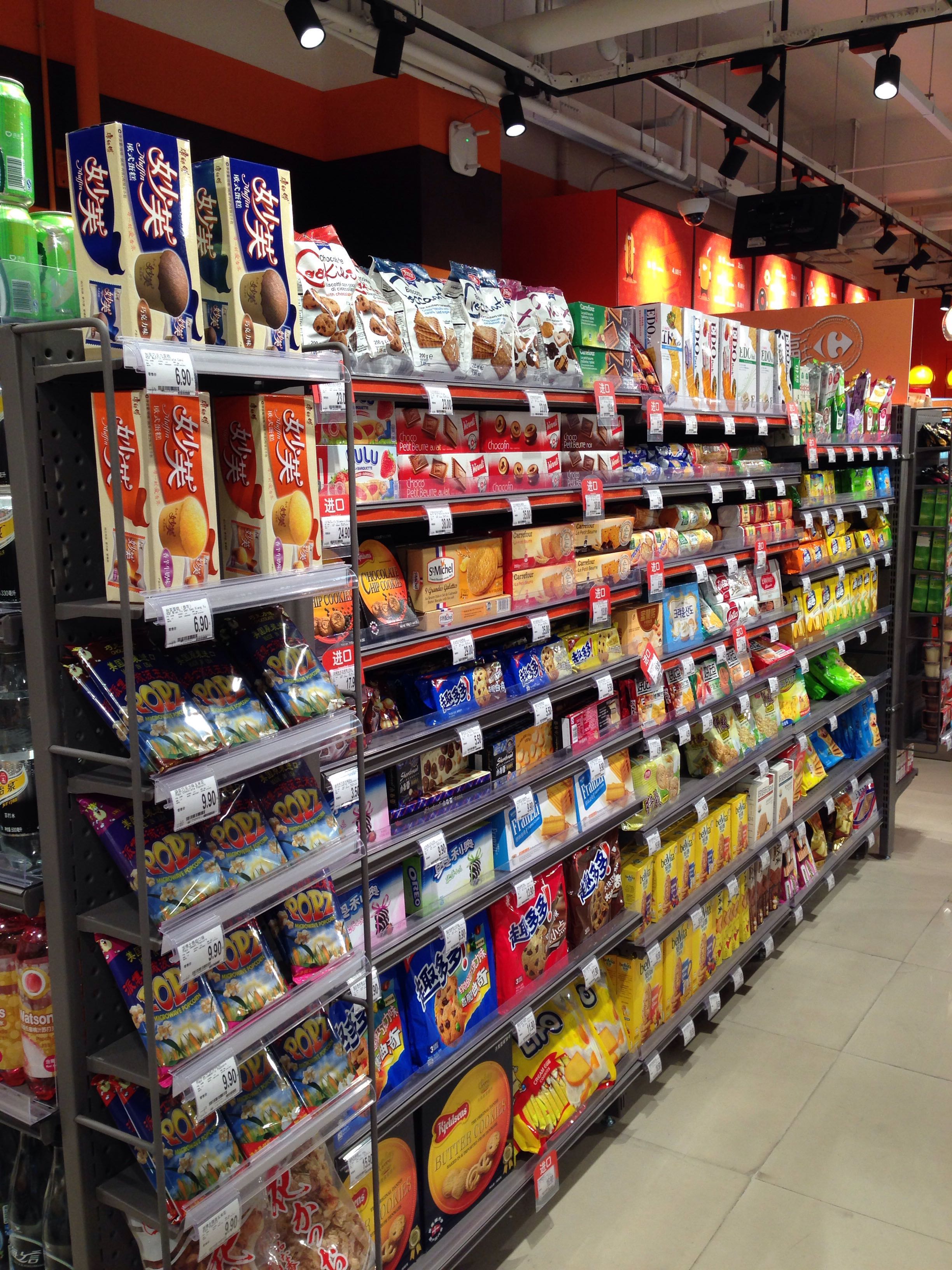 现在上海超市里,国产零食基本被团灭啊!