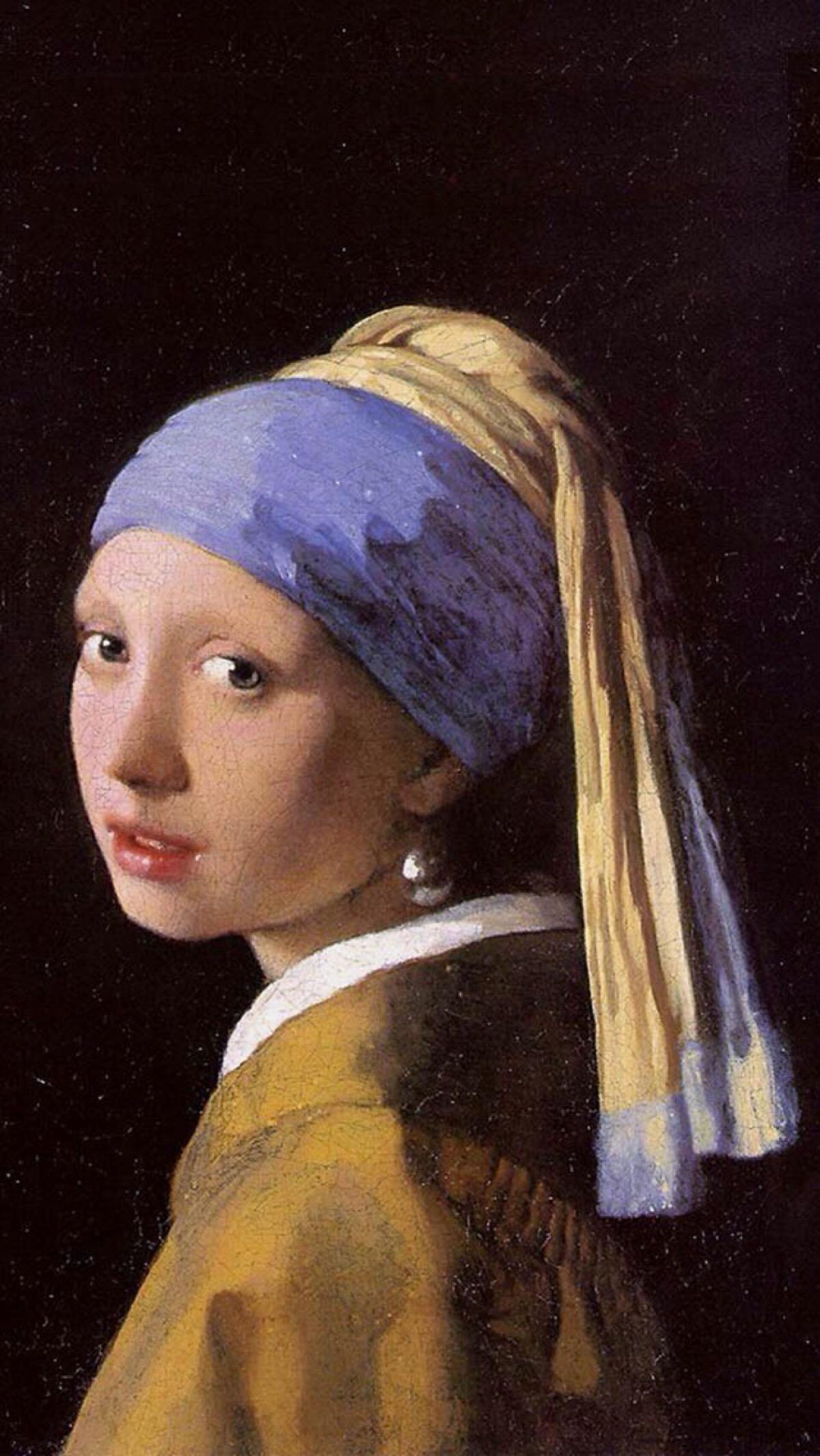 戴珍珠耳环的少女,维梅尔的代表作,达芬奇画的是什么样的呢,我没见过