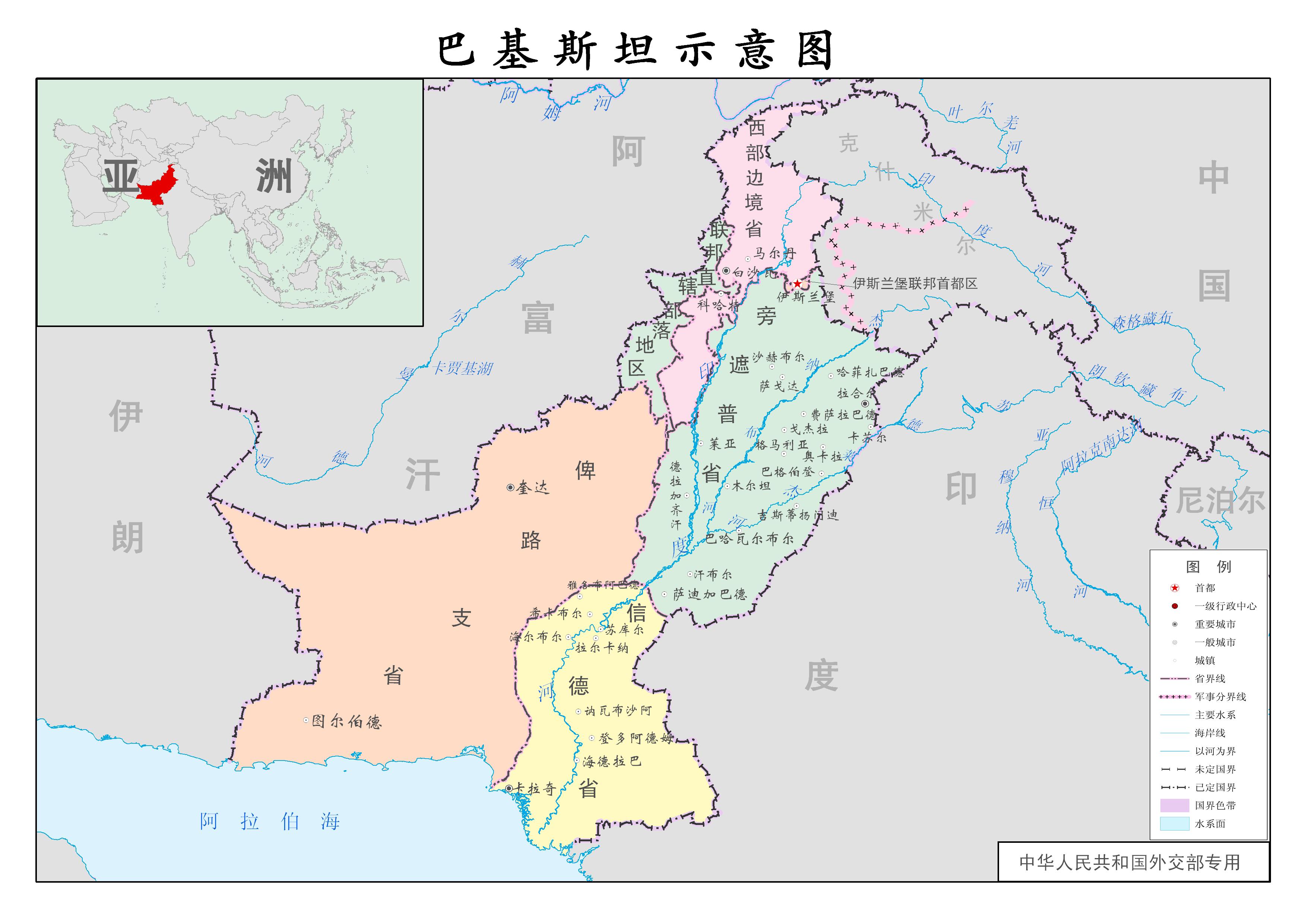 原来巴基斯坦与中国的边境线几乎不接壤的?