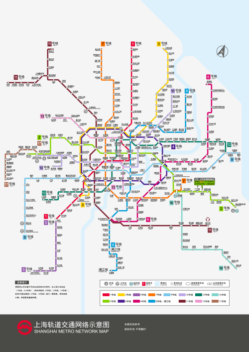 看看日本人制作的上海地铁图,人家就是比你细节更进一步.