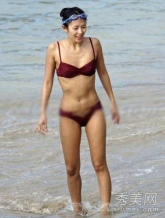 章子怡在女明星里身材算好的吧