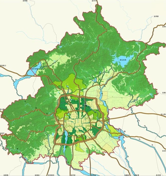 北京有永定河,潮白河,北运河,蓟运河,拒马河五大水系,水质全国大城市