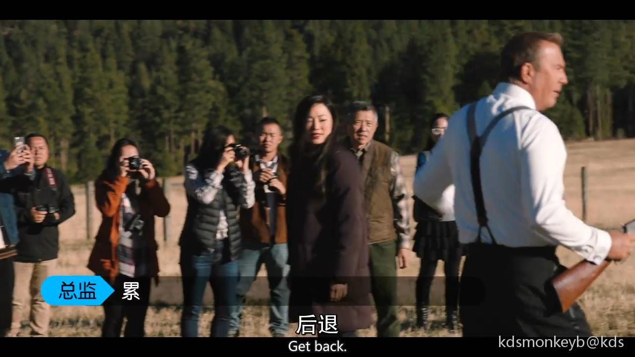 美剧《黄石》第一季第七集里面的关于中国人的两个片段.
