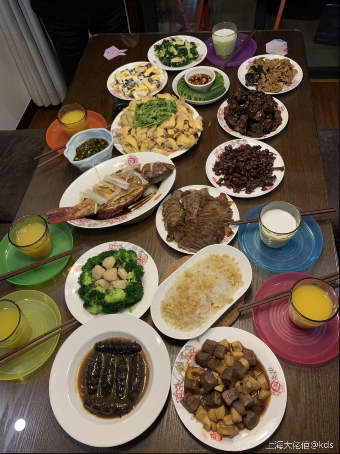 年夜饭烧得太累,还是家常菜简单点.