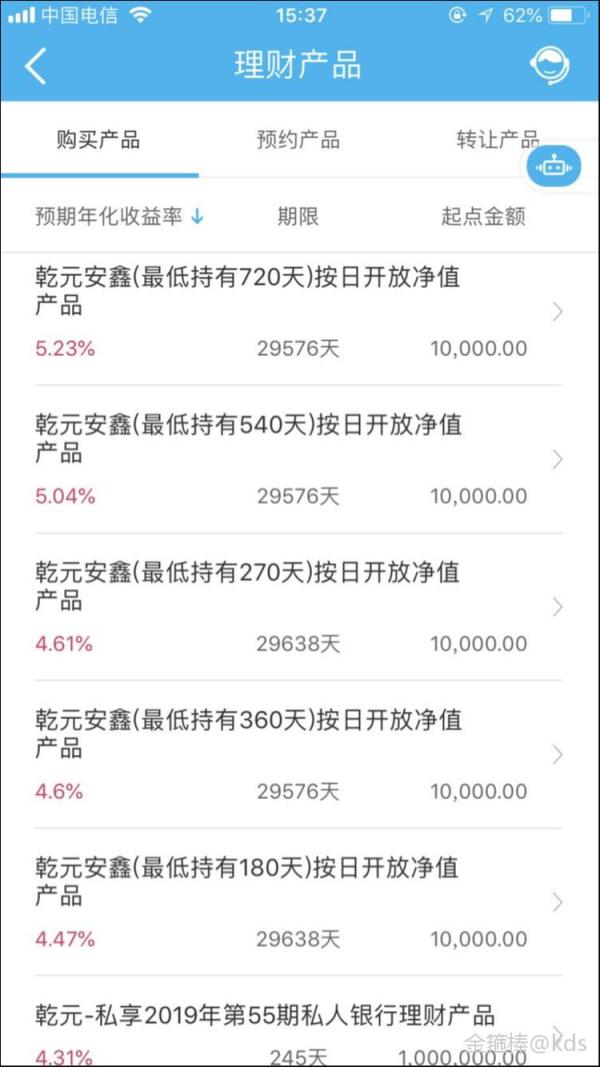 50万准备买这个理财,第一次买京东的银行产品!