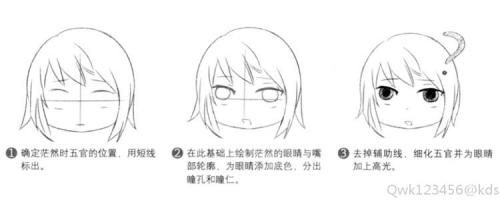 【分享】q版动漫人物表情绘画技巧!