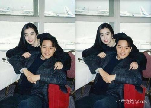 王祖贤与张国荣合照,男俊女美