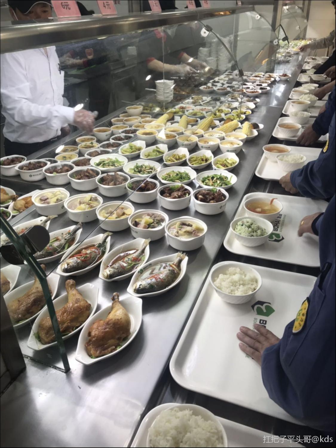 今日机关食堂午饭