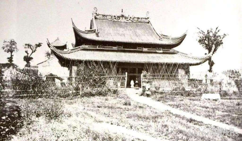 100年前,1920年静安寺,珍贵老照片啊.