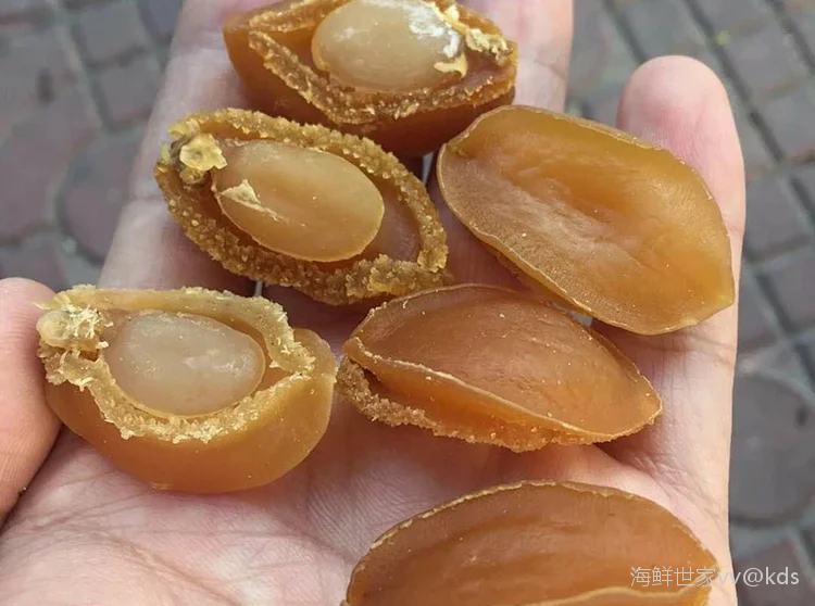 野生鲍鱼干,32一斤价格美丽