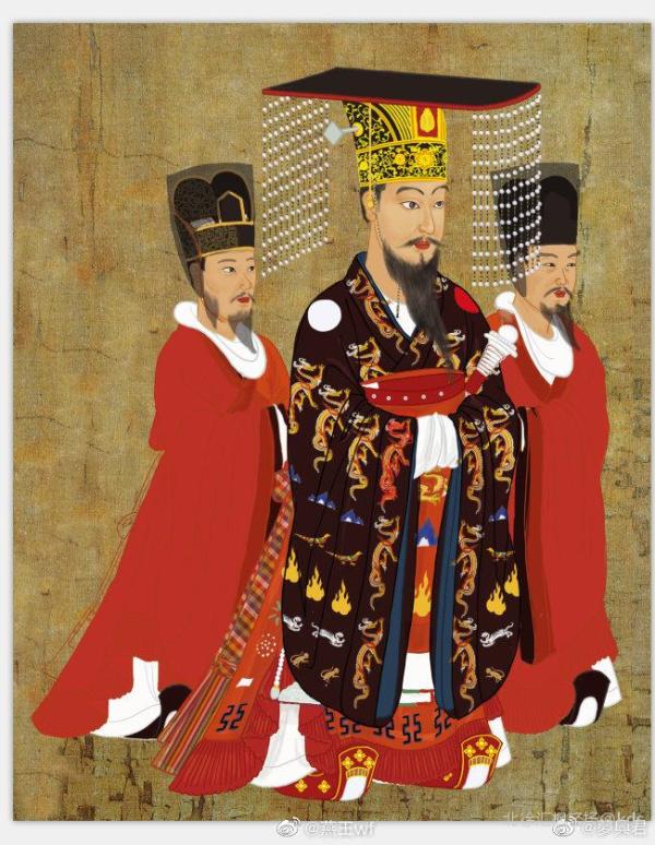 唐宋元明冕服像1000多年的冕服发展史转载