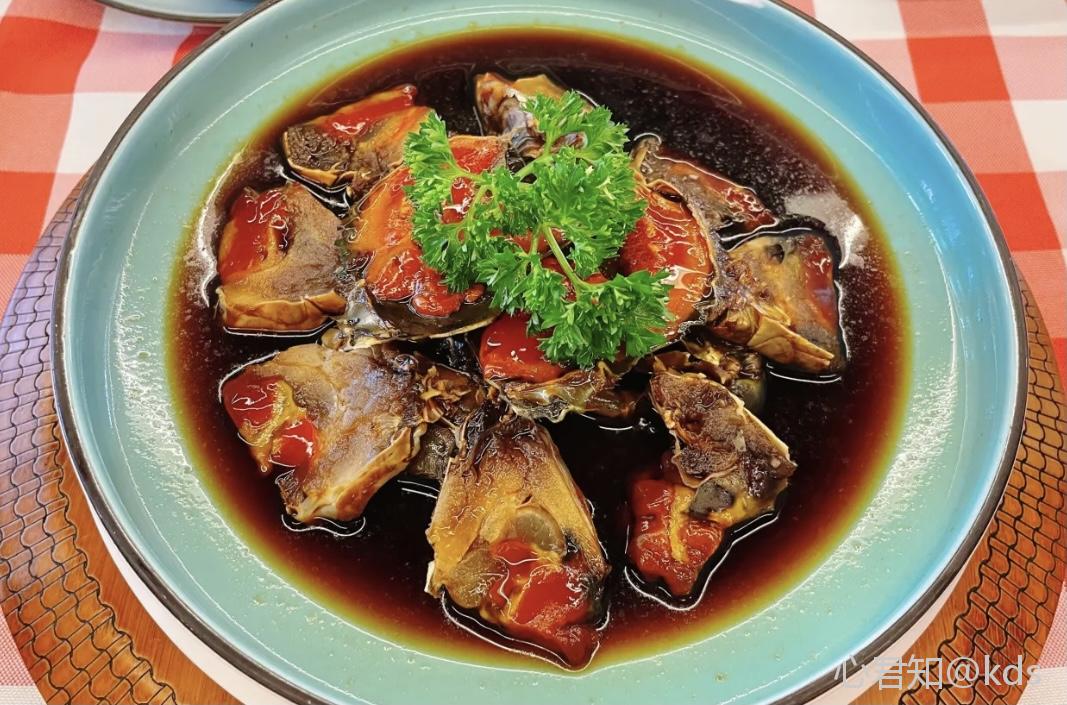 时令美食酱青蟹