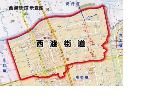 kds 宽带山 金海公路在金汇港还要西面了,那边属于西渡街道