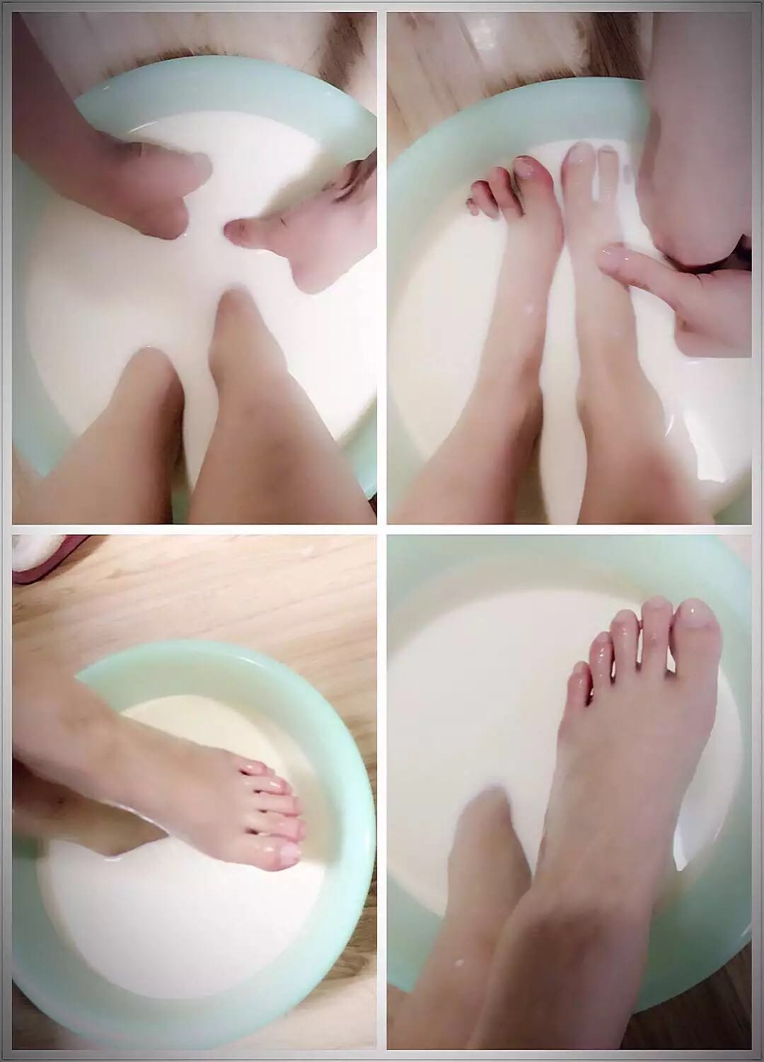 主题:[iphone]女友用牛奶洗脚,哈奢侈