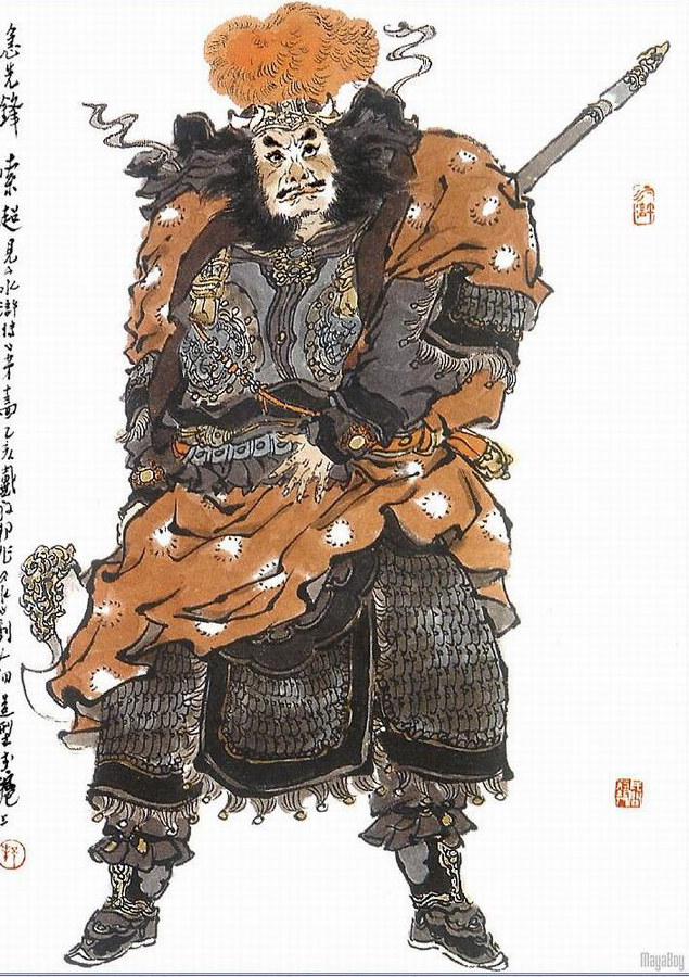 攻打杭州城时,索超与敌帅石宝交战