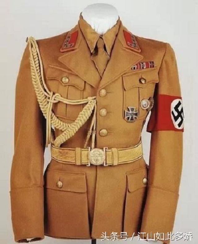 纳粹军装披风图片