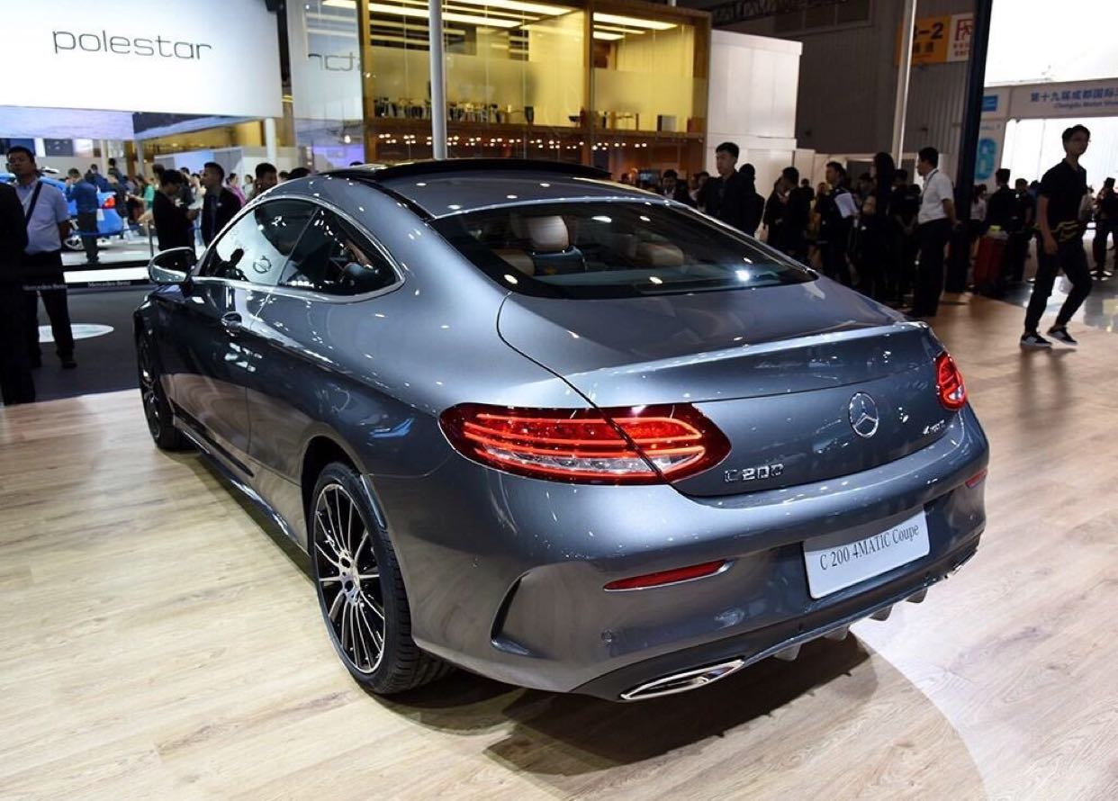 颜值中毒,奔驰轿跑c200 coupe提车帖