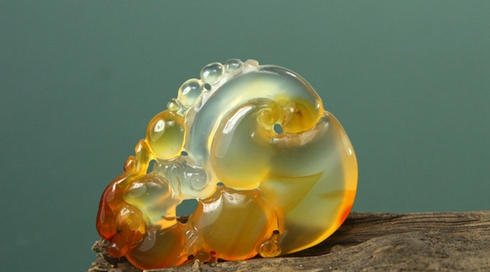 玉髓宝石:金水菩提|钰满山