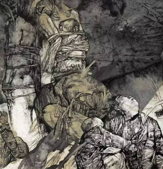 纪念南京大屠杀死难同胞的美术作品(宽带山爱国人士收集整理)