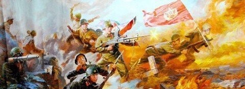 中国对越自卫反击战的油画(缅怀与我同龄的那代军人)