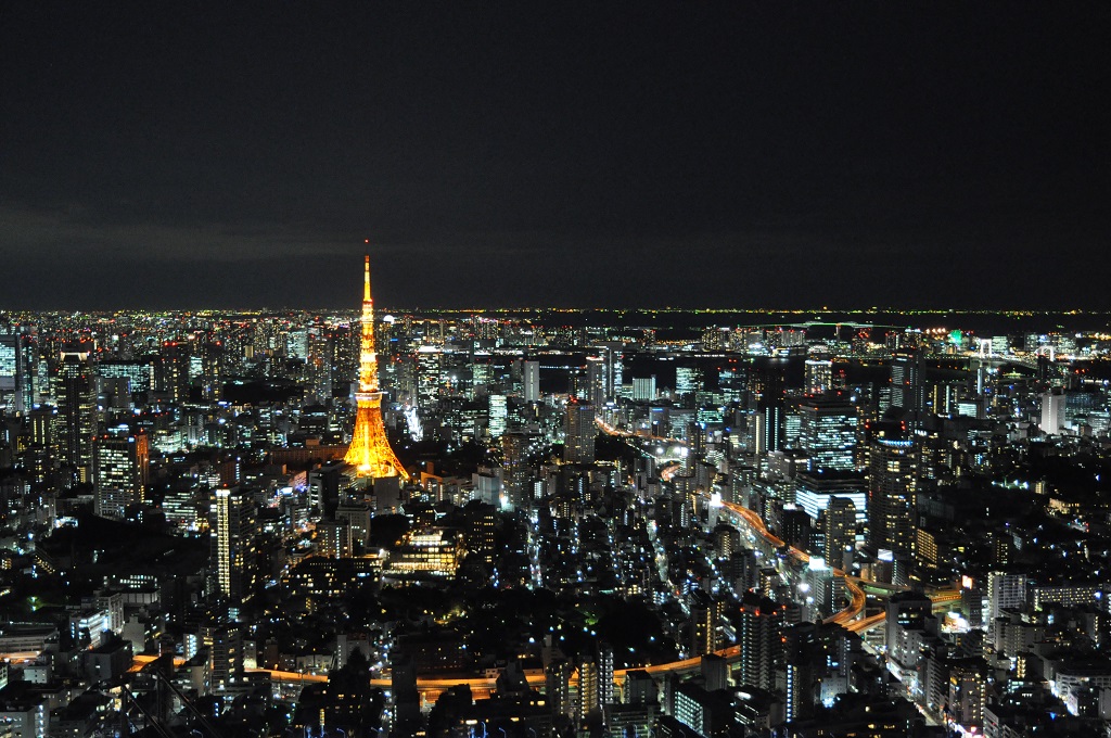 六本木夜景图片