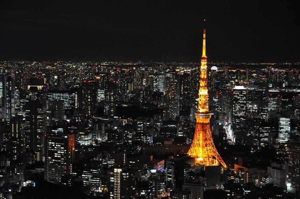 六本木夜景图片