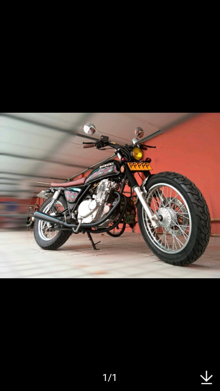 gn125改复古摩托车