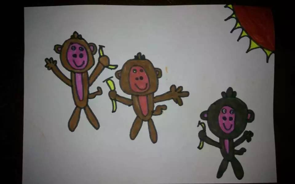 好难画,献给猴山