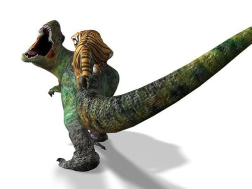 10只野生东北虎齐心协力vs单只霸王龙