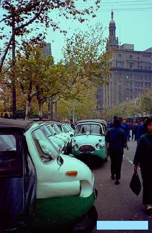 上海的老式三轮出租车图片