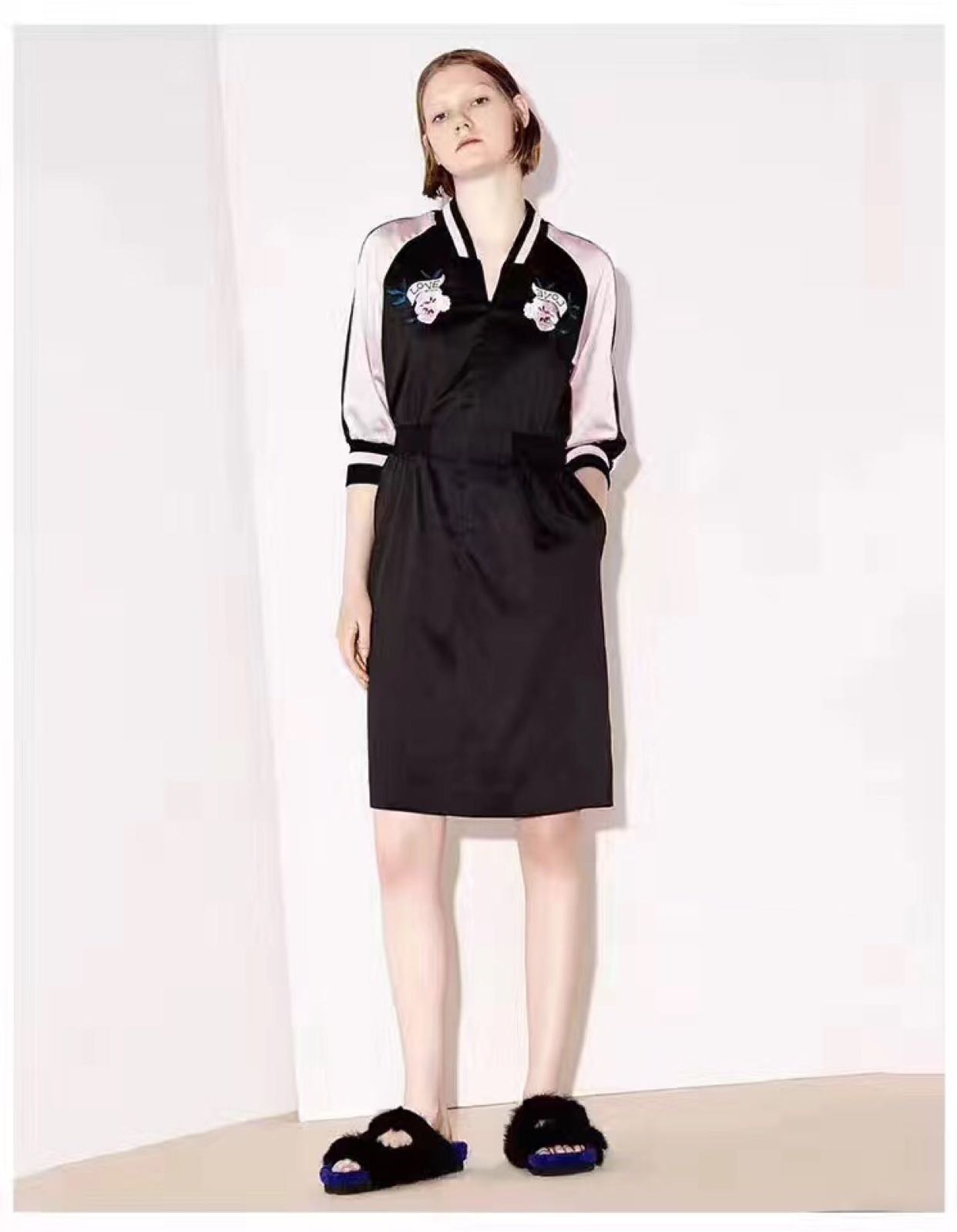 摩安珂春夏新款刺绣棒球连衣裙 260包邮