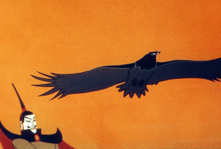 叫鹰,长春电影制片厂的美术片,1987年的,网上怎么都找不到,大战九头鸟