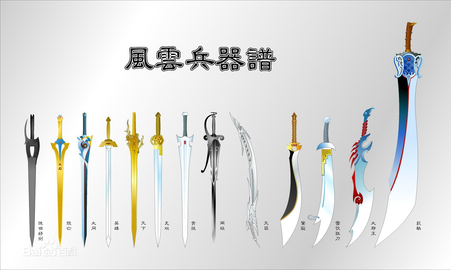 游戏中武器的炫目是各大游戏必须的一点