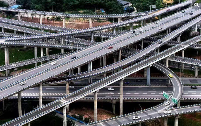 重庆最复杂立交桥导航看了会哭?设计师:走起来不复杂