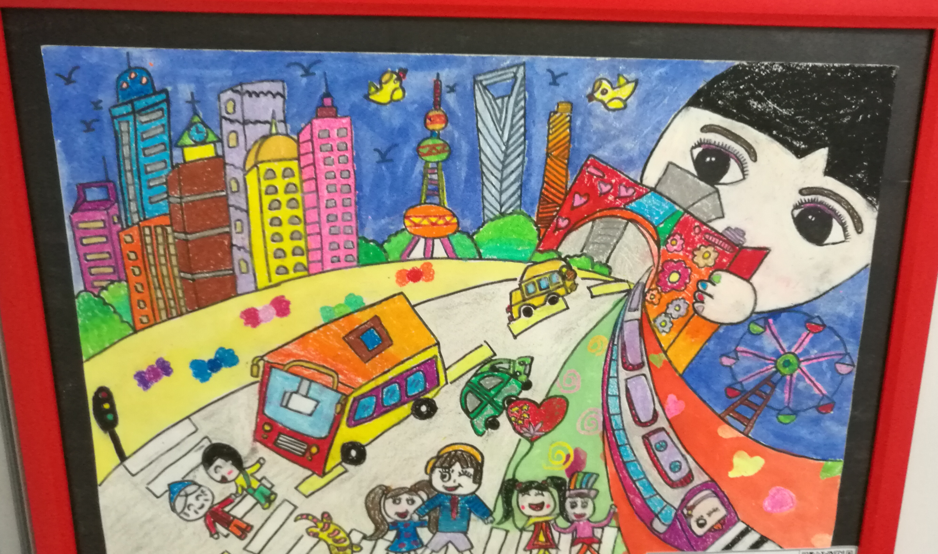 4岁女儿参加小班画画比赛没得奖