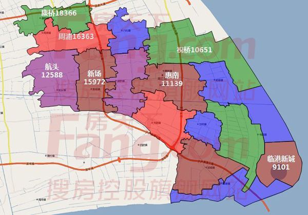 南汇新城范围地图图片