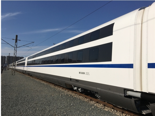最新款crh2e(纵向卧铺动车组)7月1日开跑京沪线