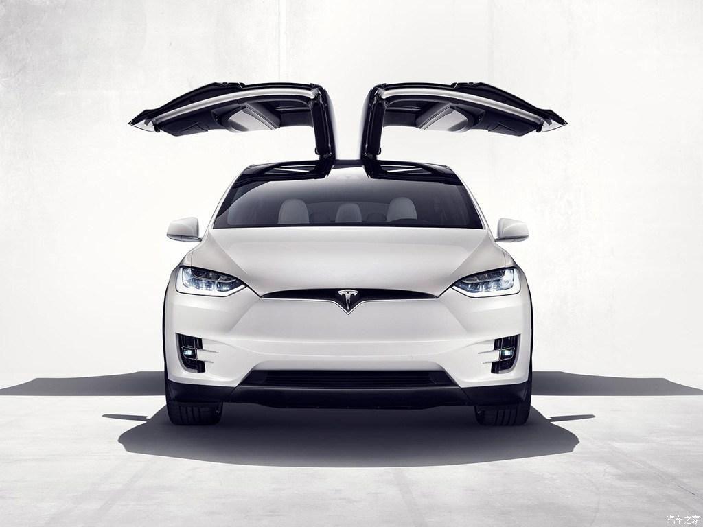 特斯拉suv 海鸥门 model x,上海有上百辆了