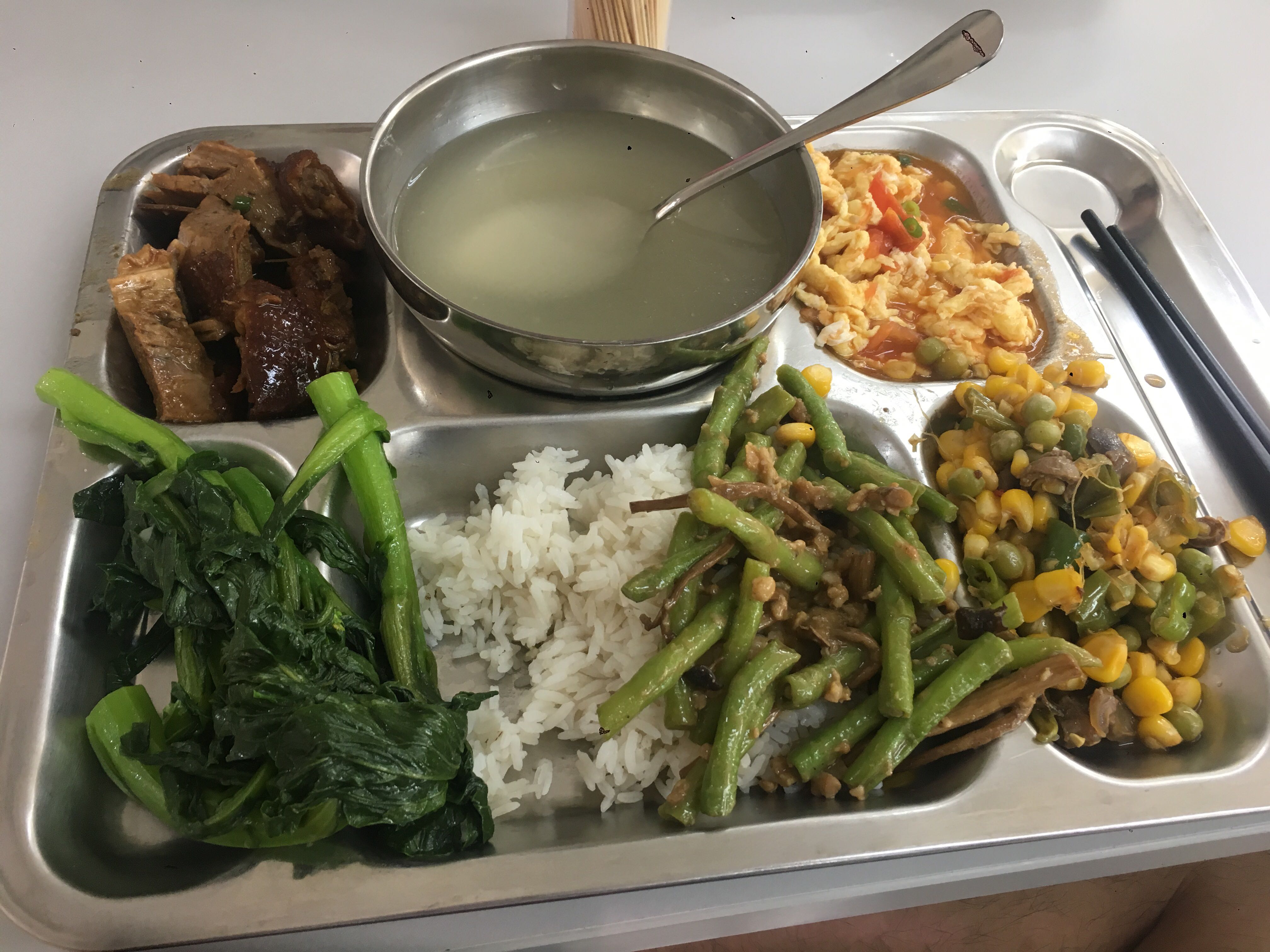 大家看看中午单位伙食怎样?