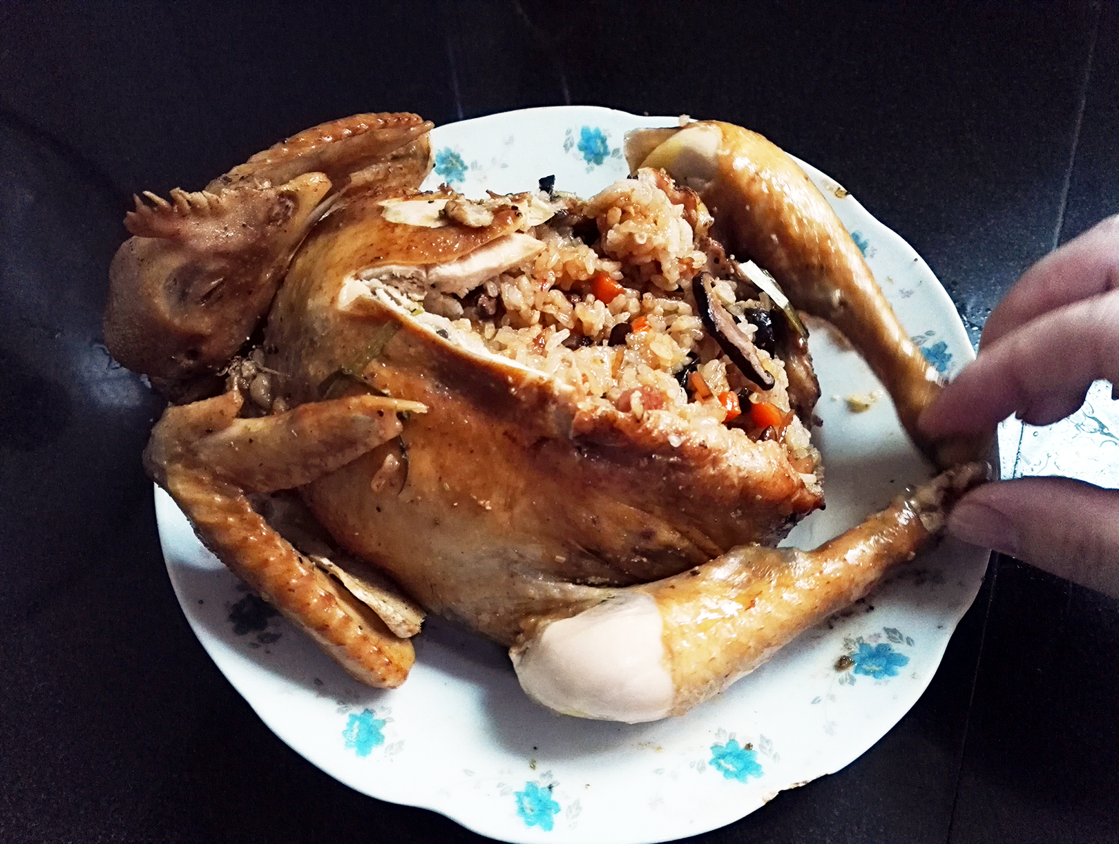 你们小时候吃过温州电烤鸡伐?