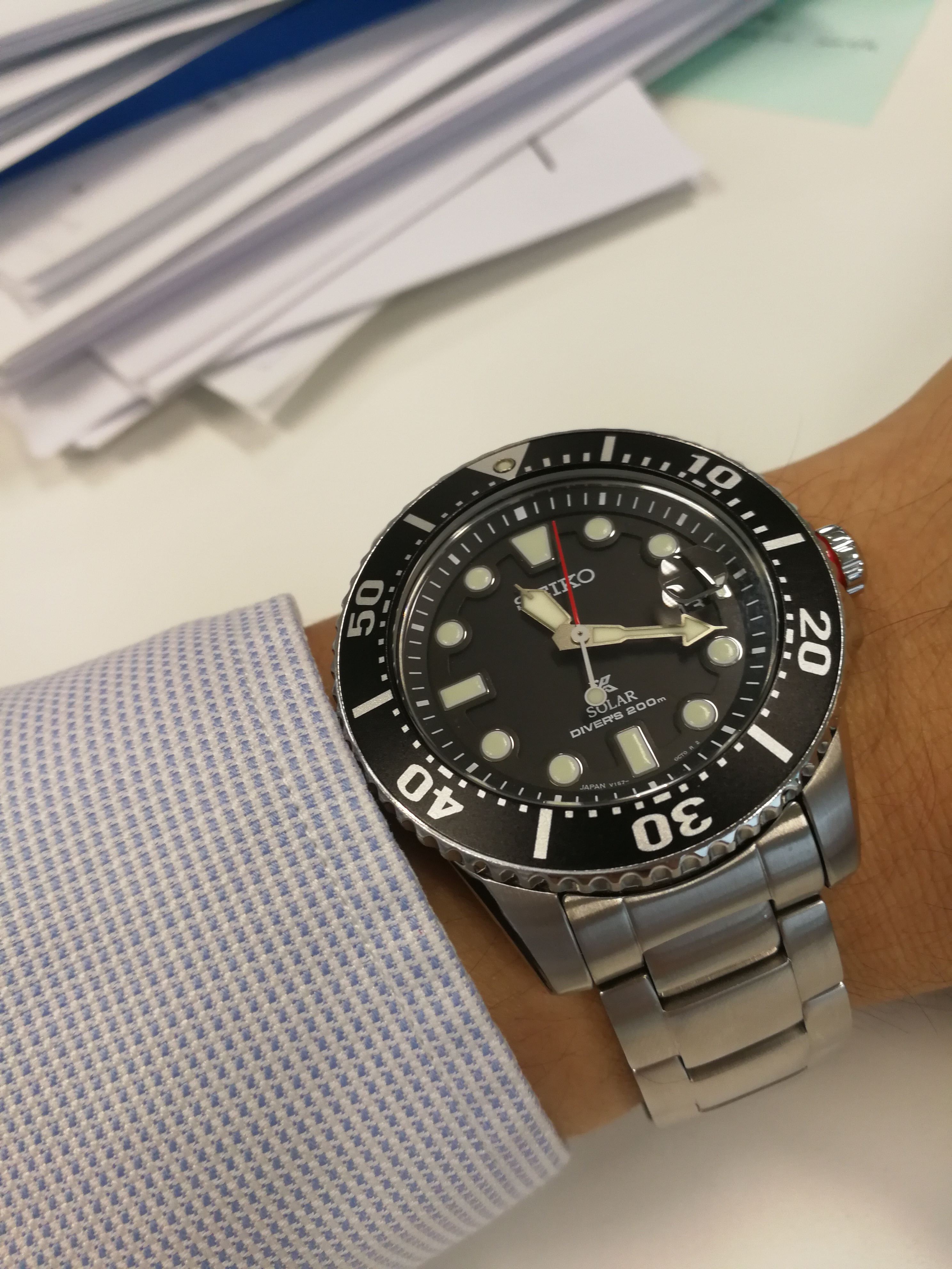 seiko潜水表带带样子