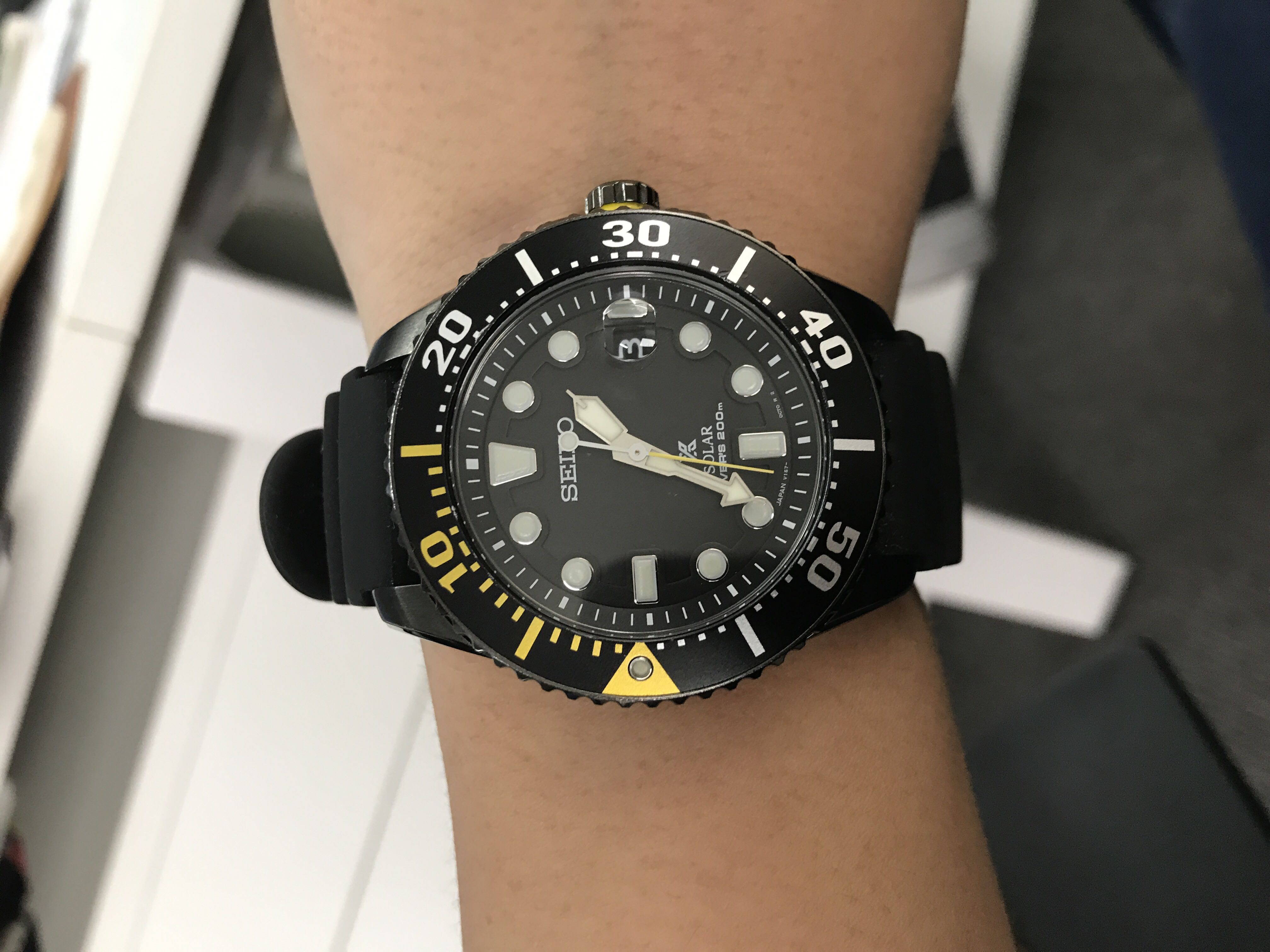 seiko潜水表带带样子