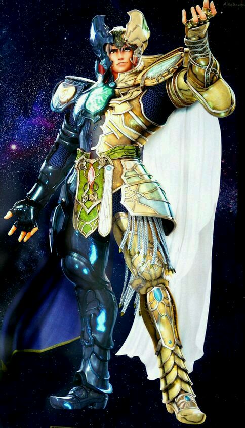 双子座撒加:一半黑一半金,这是被人泼了黑油漆的黄金圣衣,还是被人泼