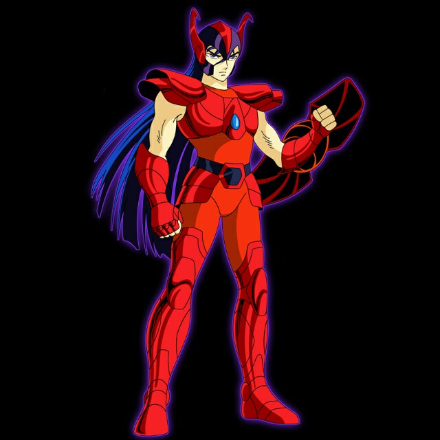 21.盾牌座扬(亡灵圣斗士) 带盾牌的圣斗士,对手自然是紫龙.