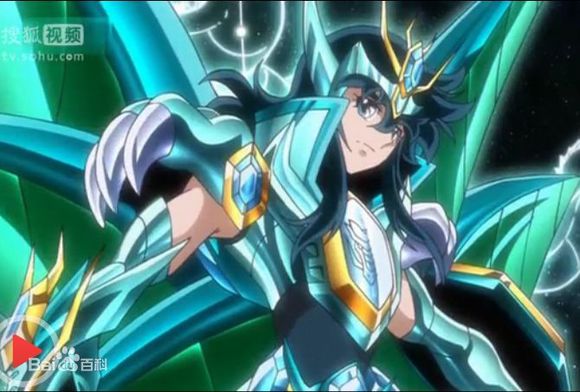 4)欧米伽圣衣 天龙座欧米伽圣衣,肩膀使用动画第一版的,翅膀使用天龙