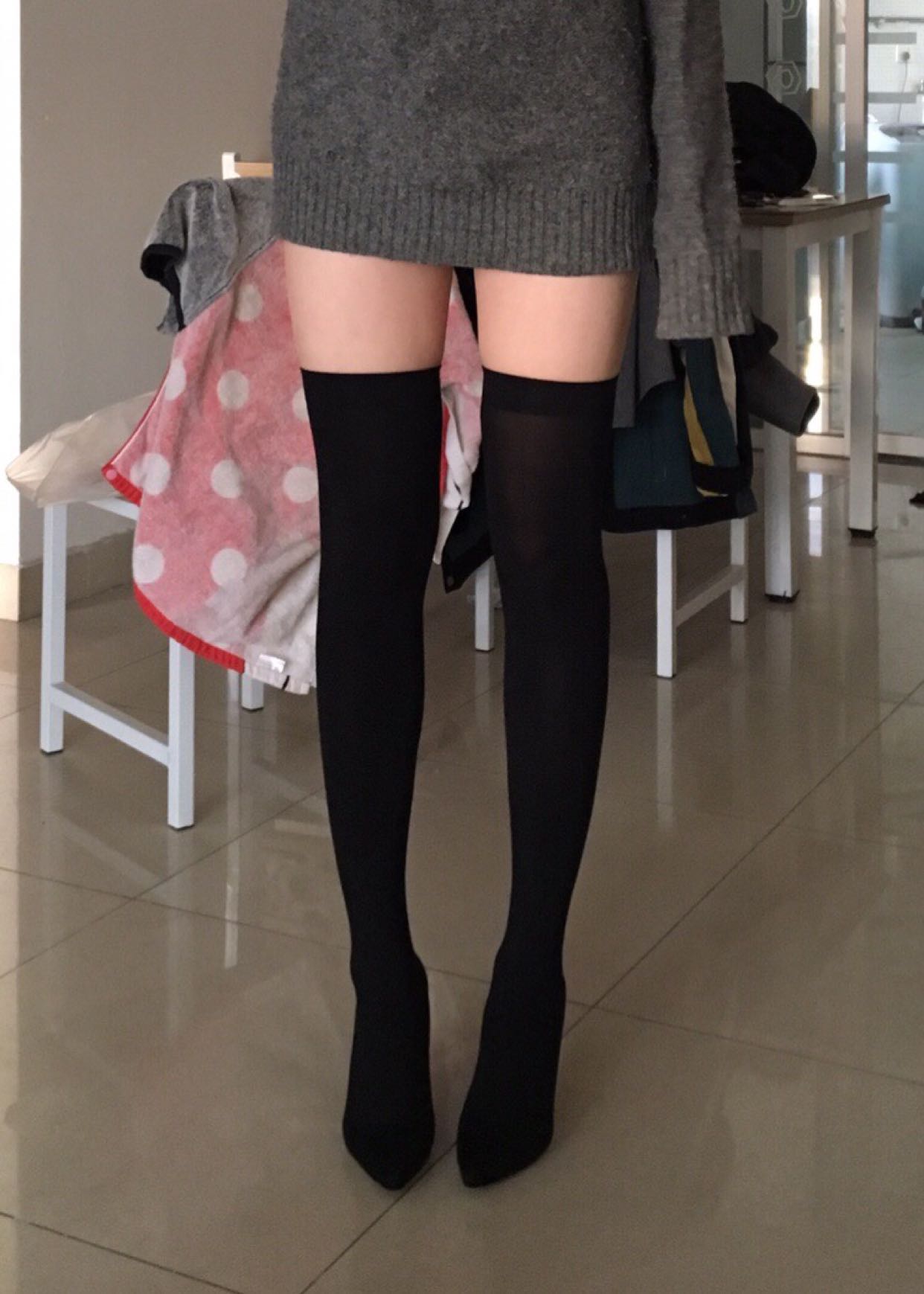 丝袜靴买家秀