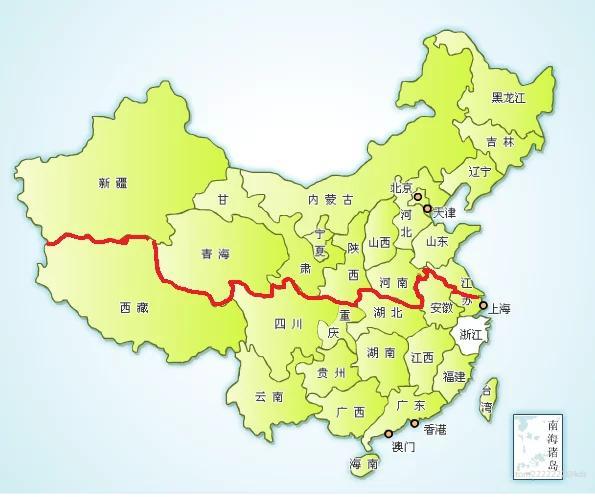 中国的南北划分?