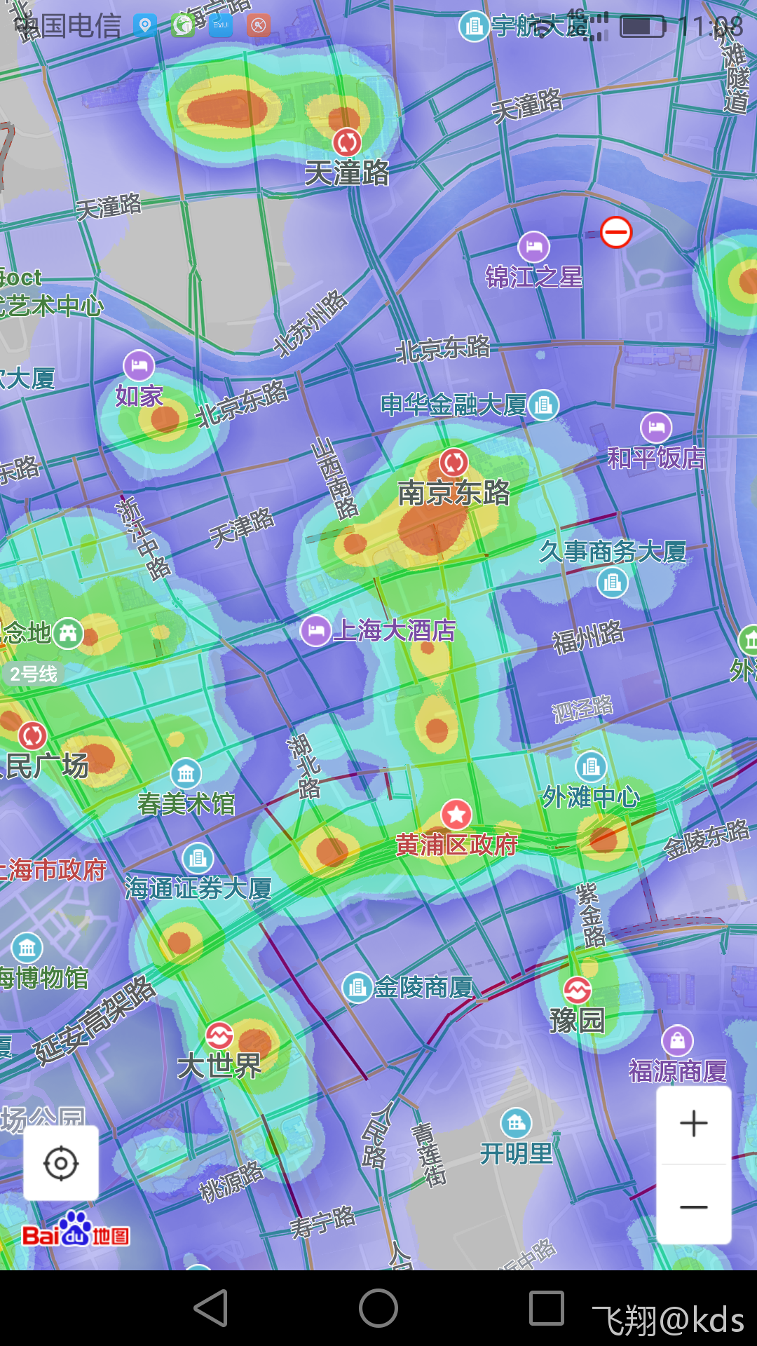 百度地图热力图原理图片