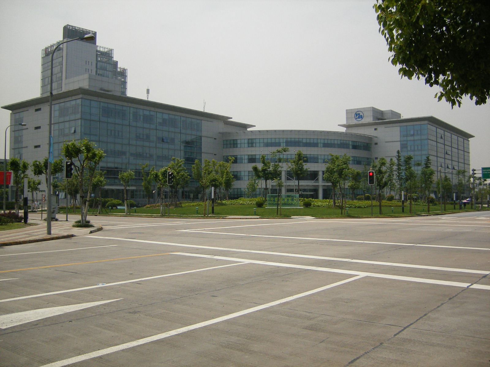 补一张 2006 年拍摄的华虹研发部(郭守敬路科苑路).