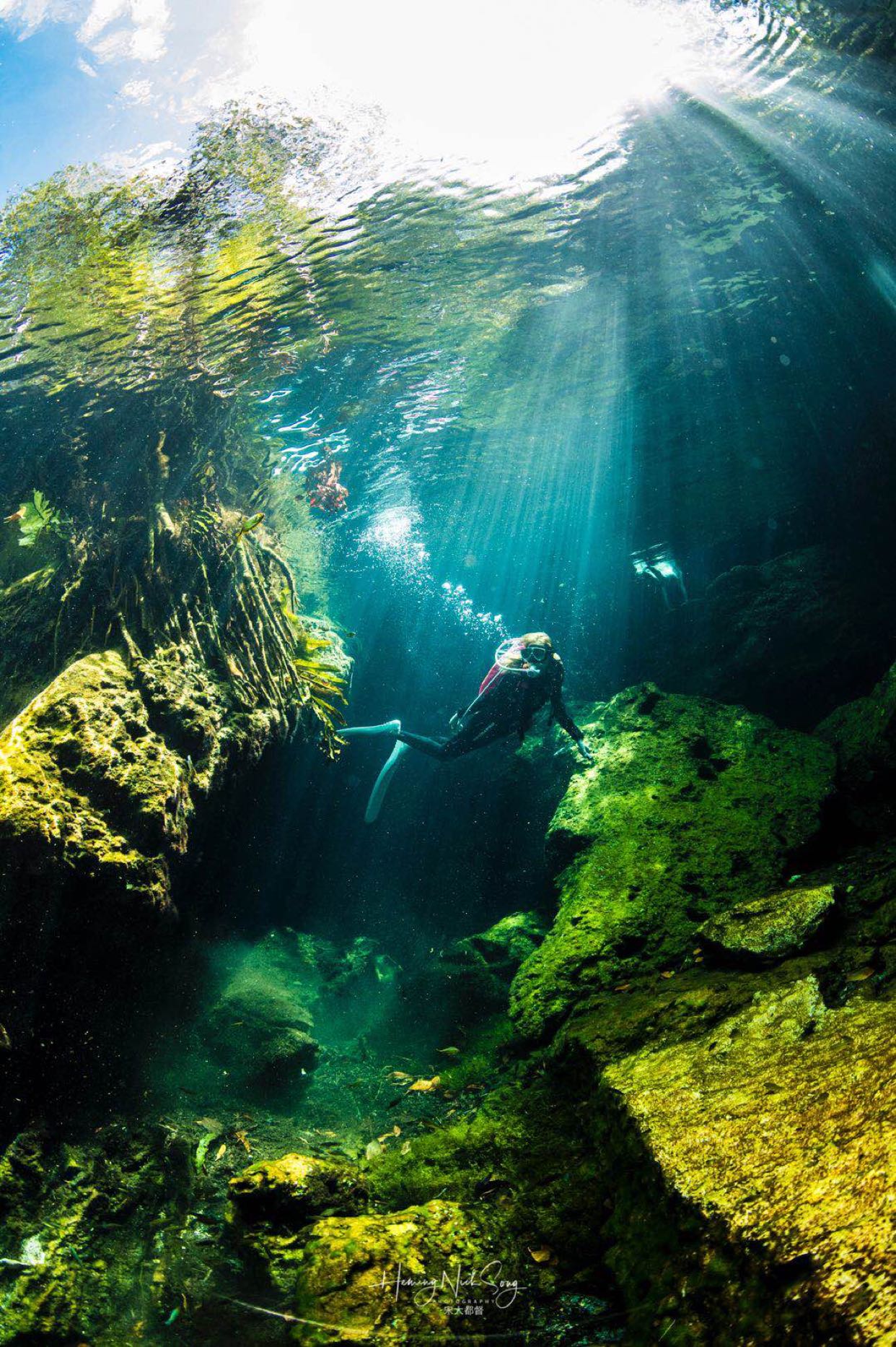墨西哥坎昆世界第一洞穴潜水